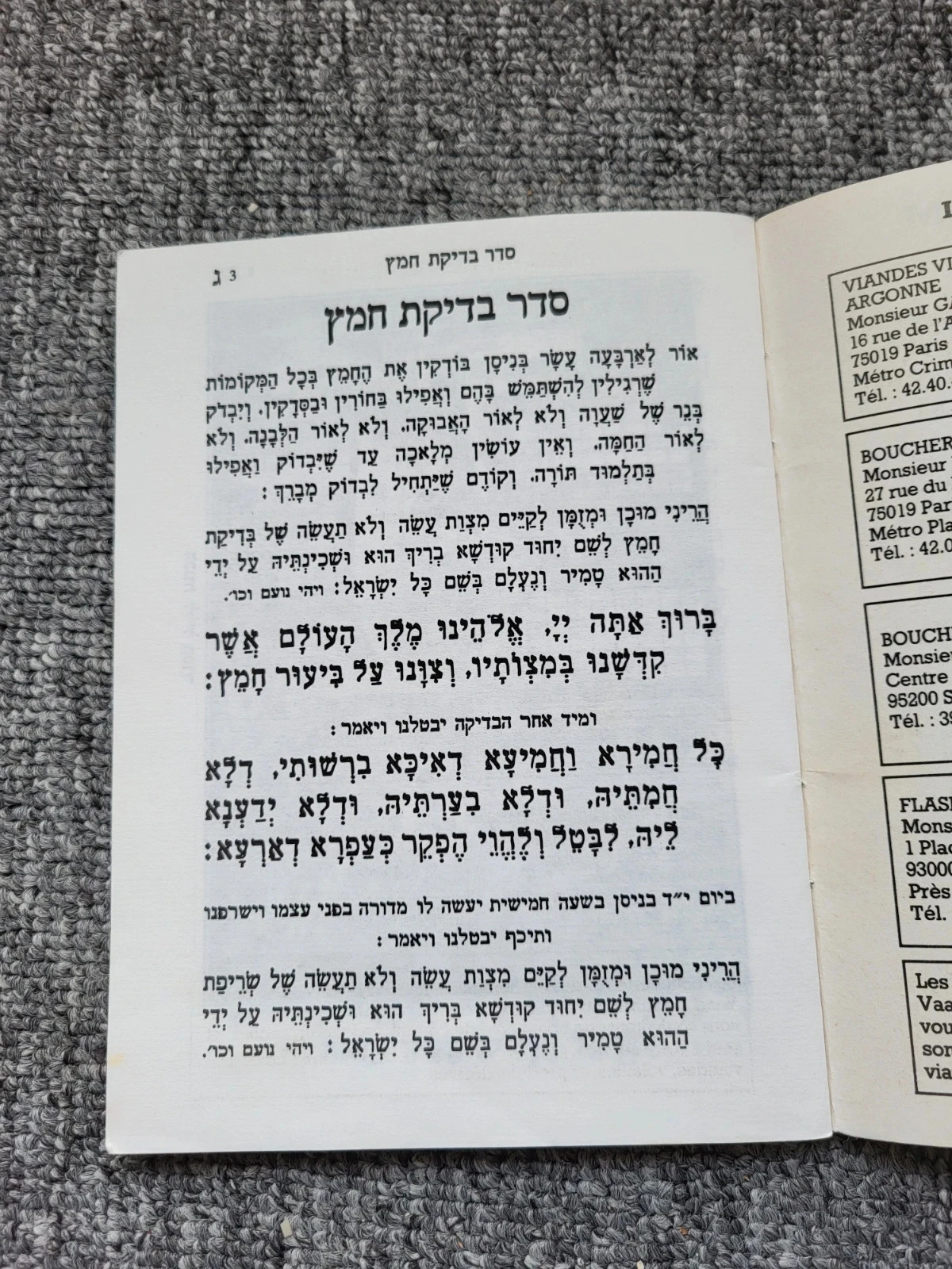 Libro de Haggada de Pésaj - Edición Nadjar - Judaica Ilustración Hebreo – photo 2